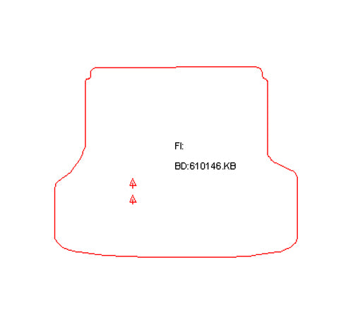 Kofferbakmat Saab 9-5 (1998-2010)