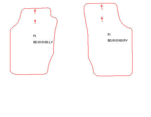 Automatten Saab 900 hatchback / 900 sedan (1984-1989)