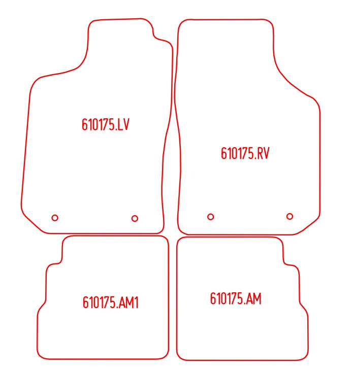 Automatten Saab 900 hatchback / 900 Coupe coupe (1994-1998)