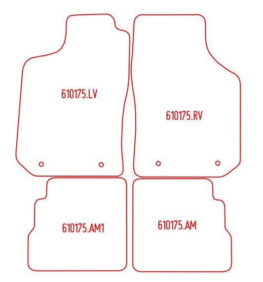 Automatten Saab 900 hatchback / 900 Coupe coupe (1994-1998)