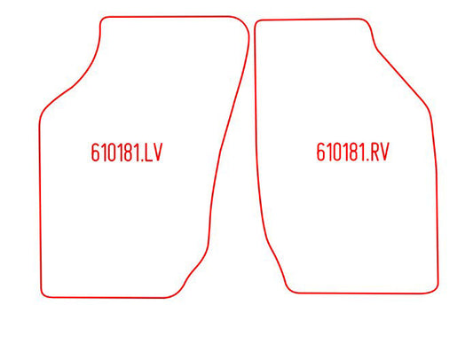 Automatten Saab 900 Cabrio (1986-1990)