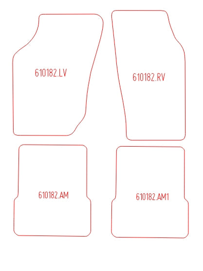 Automatten Saab 900 Cabrio (1991-1993)