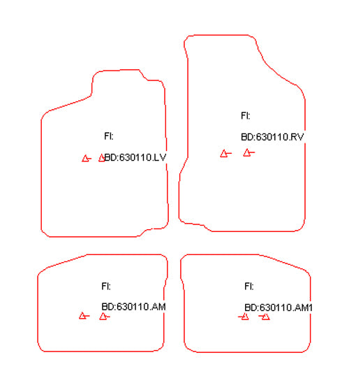 Automatten Seat Ibiza (1993-1999)