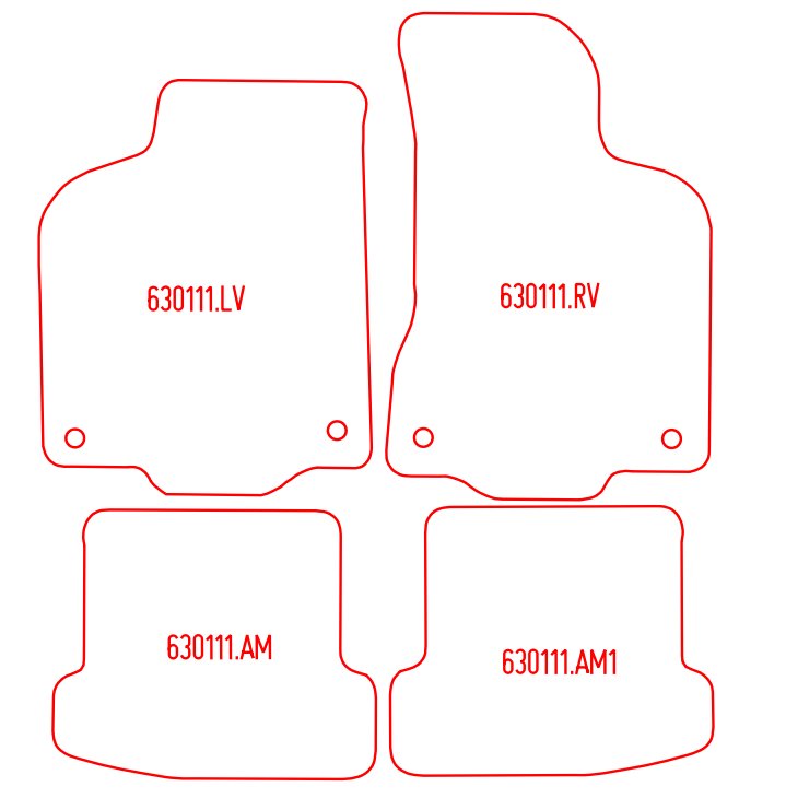 Automatten Seat Ibiza (1999-2002)