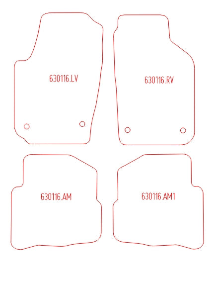 Automatten Seat Ibiza (2002-2008)