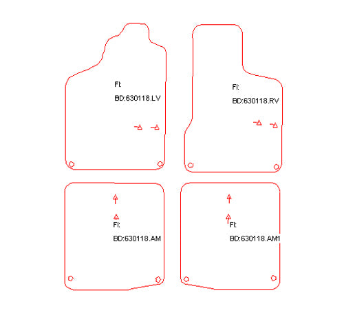Automatten Seat Ibiza CUPRA (1999-2002)