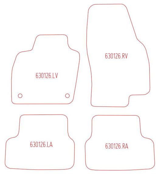 Automatten Seat Ibiza (2017-Heden)