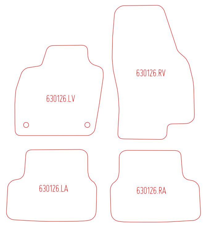 Automatten Seat Ibiza (2017-Heden)