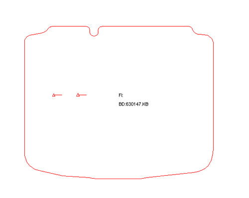 Kofferbakmat Seat Leon (2006-2012)