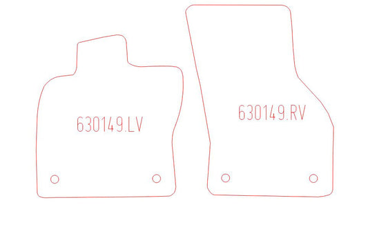 Automatten Seat Leon hatchback / Leon SC hatchback / Leon Sportstourer stationwagen / Leon ST stationwagen (2020-2020)
