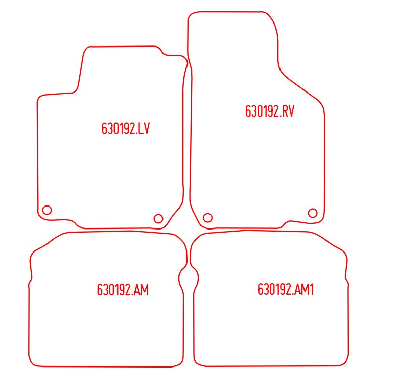 Automatten Seat Toledo (1999-2004)
