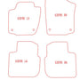Automatten Seat Toledo (2013-2018)