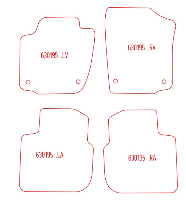 Automatten Seat Toledo (2013-2018)