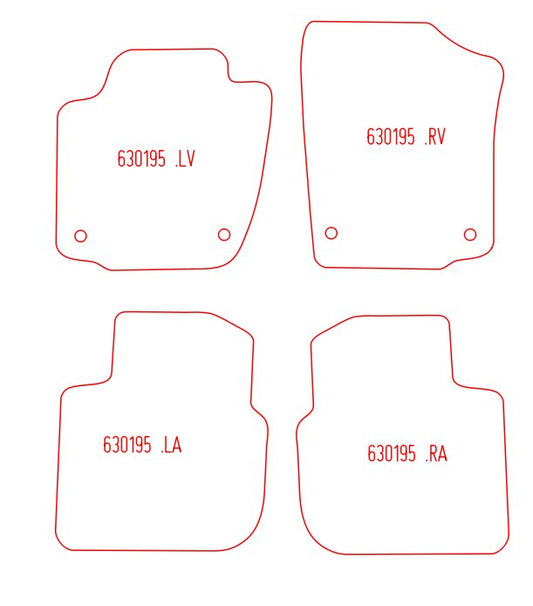 Automatten Seat Toledo (2013-2018)
