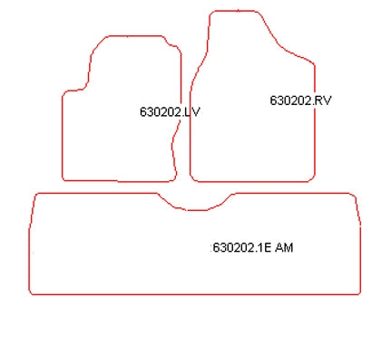 Automatten Seat Alhambra (1996-2009)