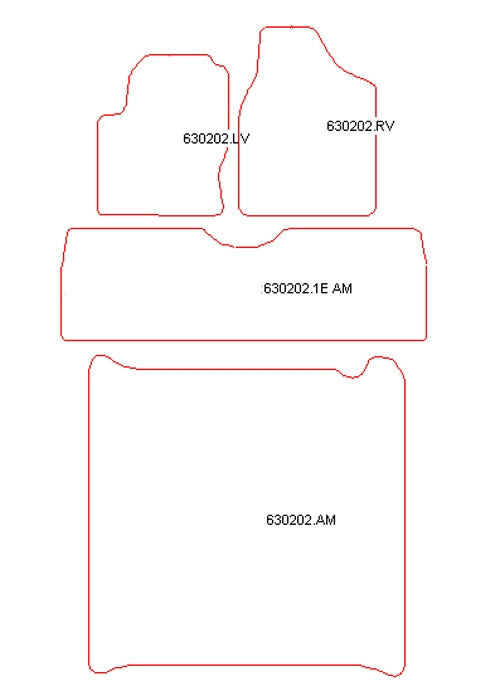 Automatten Seat Alhambra (1996-2009)