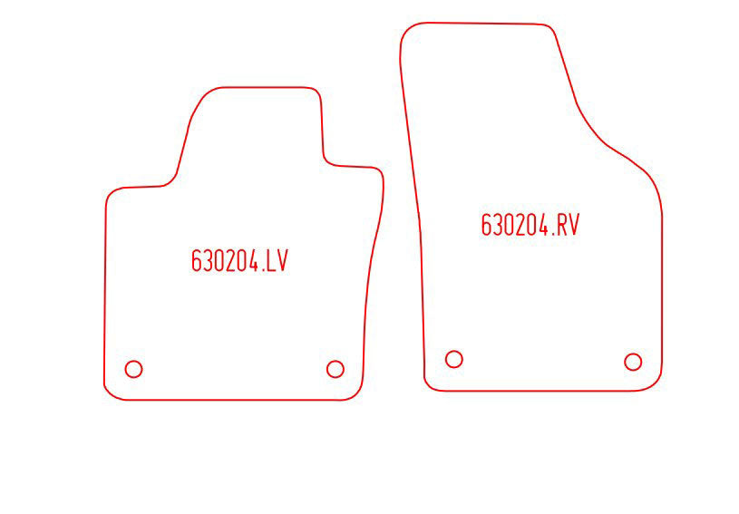 Automatten Seat Alhambra (2010-2020)