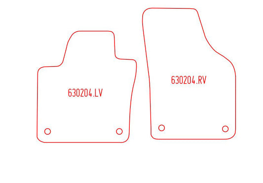 Automatten Seat Alhambra (2010-2020)