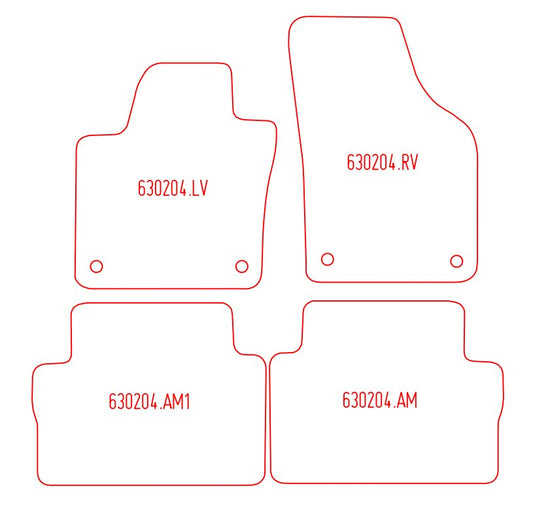 Automatten Seat Alhambra (2010-2020)