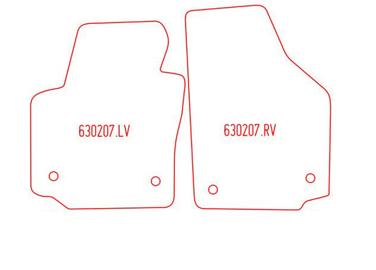 Automatten Seat Altea / Altea FreeTrack / Altea XL (2008-2016)