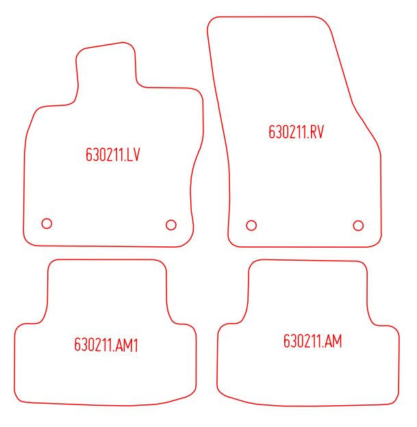 Automatten Seat Ateca (2016-Heden)