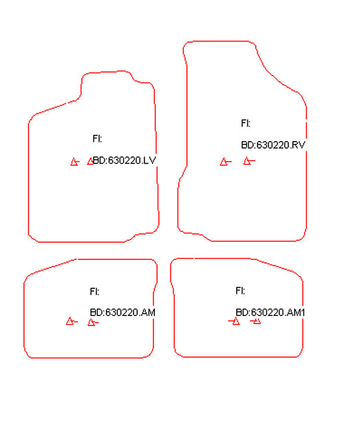 Automatten Seat Cordoba sedan / Cordoba SX coupe / Cordoba Vario stationwagon (1998-2002)