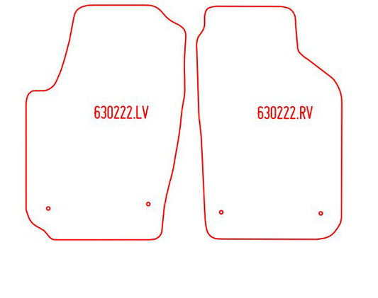 Automatten Seat Cordoba (2002-2009)