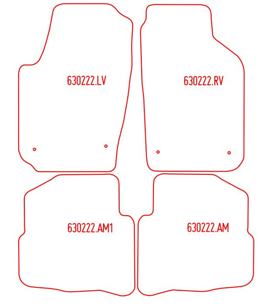 Automatten Seat Cordoba (2002-2009)