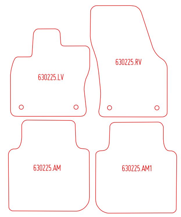 Automatten Seat Tarraco (2019-Heden)