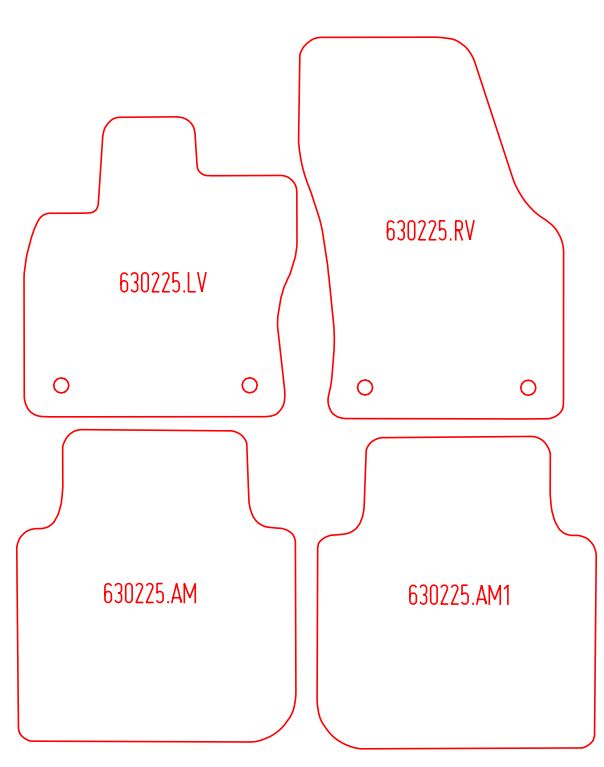 Automatten Seat Tarraco (2019-Heden)