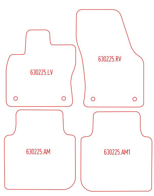 Automatten Seat Tarraco (2019-Heden)
