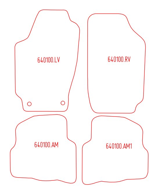 Automatten Skoda Fabia hatchback / Fabia sedan / Fabia stationwagon (2001-2007)