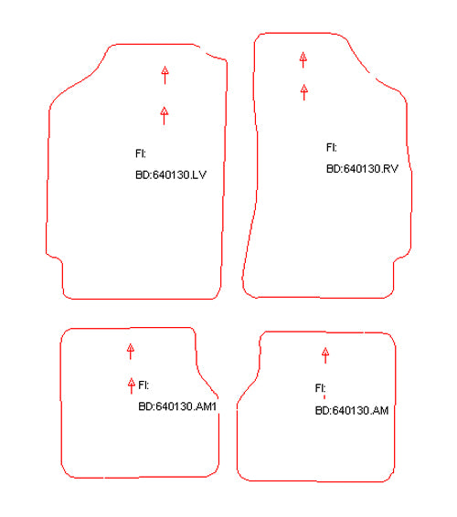 Automatten Skoda Felicia hatchback / Felicia Combi stationwagon (1998-1998)