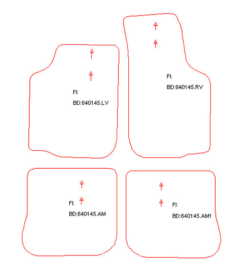 Automatten Skoda Octavia hatchback / Octavia stationwagon (1998-2004)