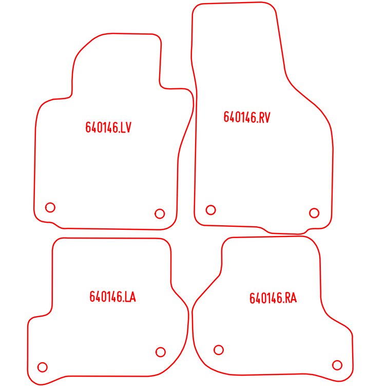 Automatten Skoda Octavia hatchback / Octavia stationwagon (2009-2013)