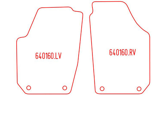 Automatten Skoda Roomster (2006-2016)