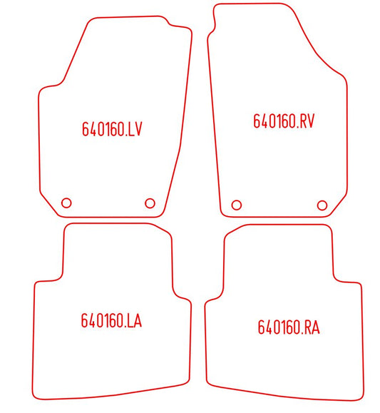 Automatten Skoda Roomster (2006-2016)