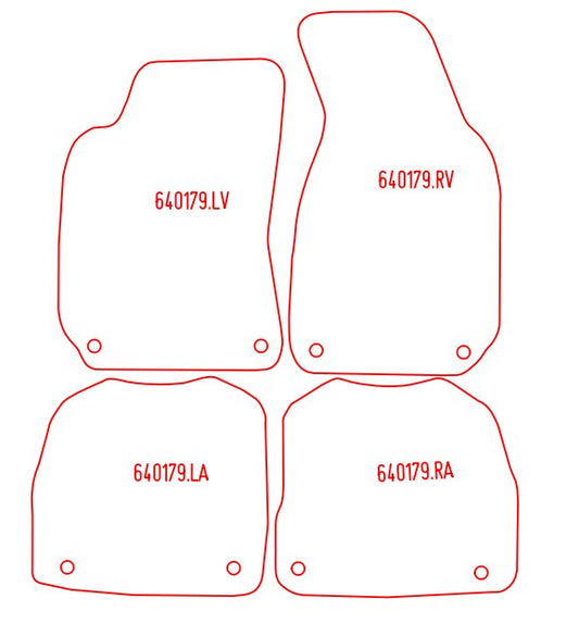 Automatten Skoda Superb (2002-2008)