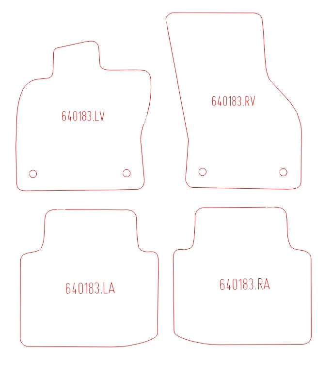 Automatten Skoda Superb sedan / Superb stationwagon (2015-2023)