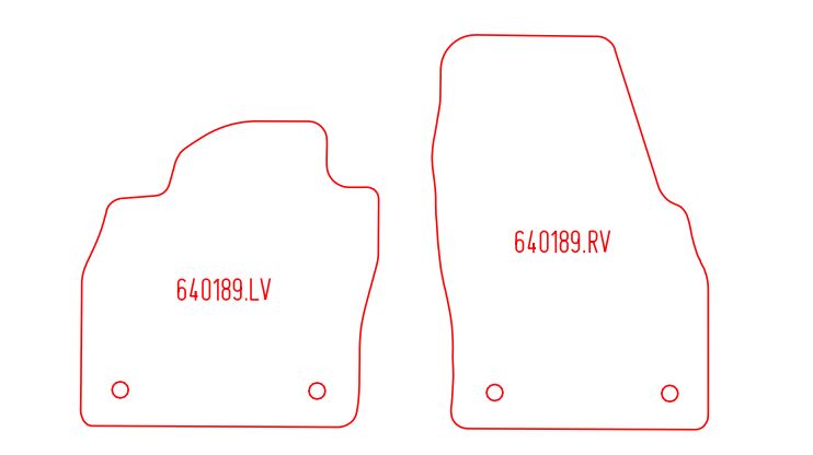 Automatten Skoda Scala (2019-Heden)