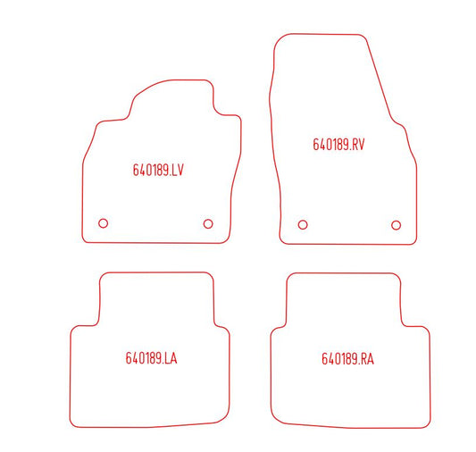 Automatten Skoda Scala (2019-Heden)