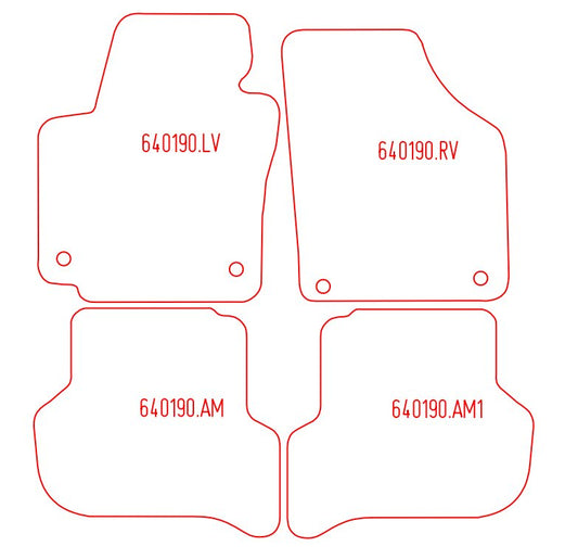 Automatten Skoda Yeti (2009-2017)