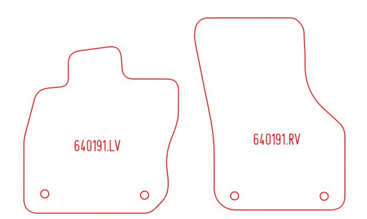 Automatten Skoda Octavia hatchback / Octavia stationwagon (2020-Heden)