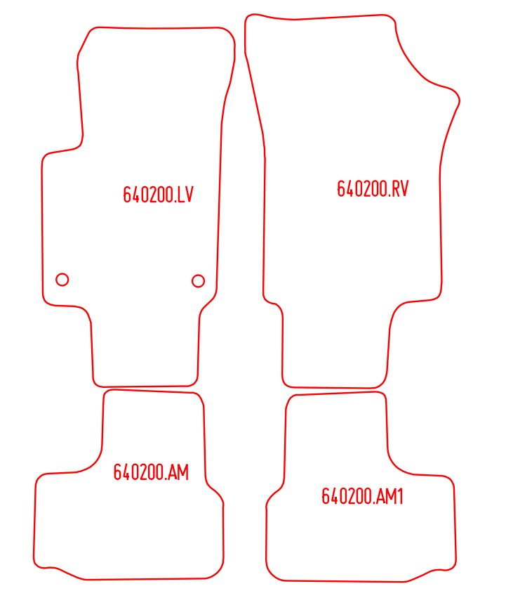 Automatten Skoda Citigo 3-deurs / Citigo 5-deurs (2012-Heden)