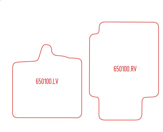 Automatten Smart Fortwo cabriolet / Fortwo hatchback (2002-2007)