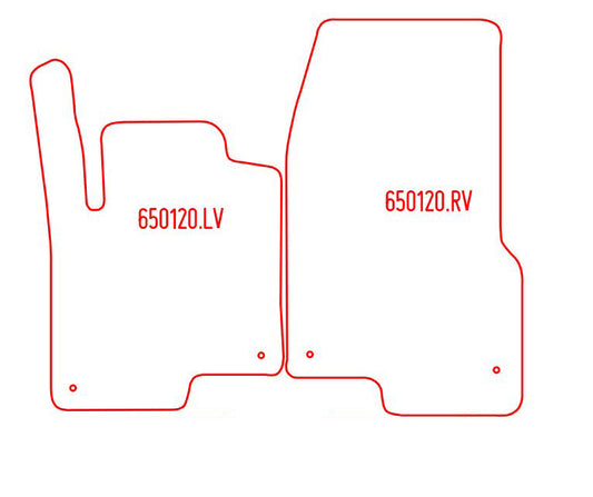 Automatten Smart Forfour (2004-2006)
