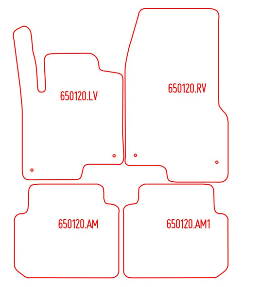 Automatten Smart Forfour (2004-2006)