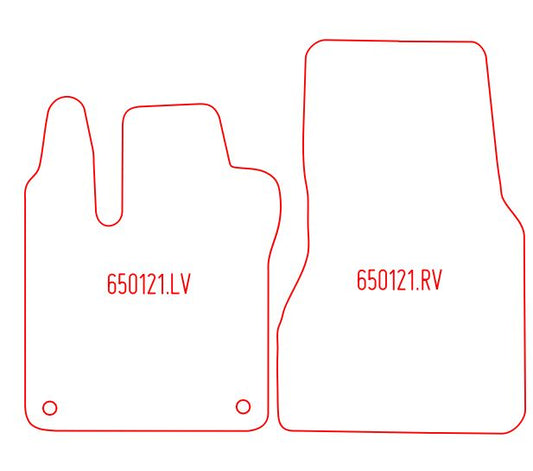Automatten Smart Fortwo (2014-Heden)