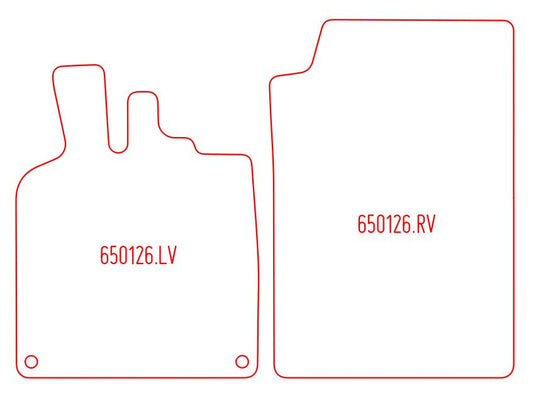 Automatten Smart Fortwo cabriolet / Fortwo hatchback (2007-2014)