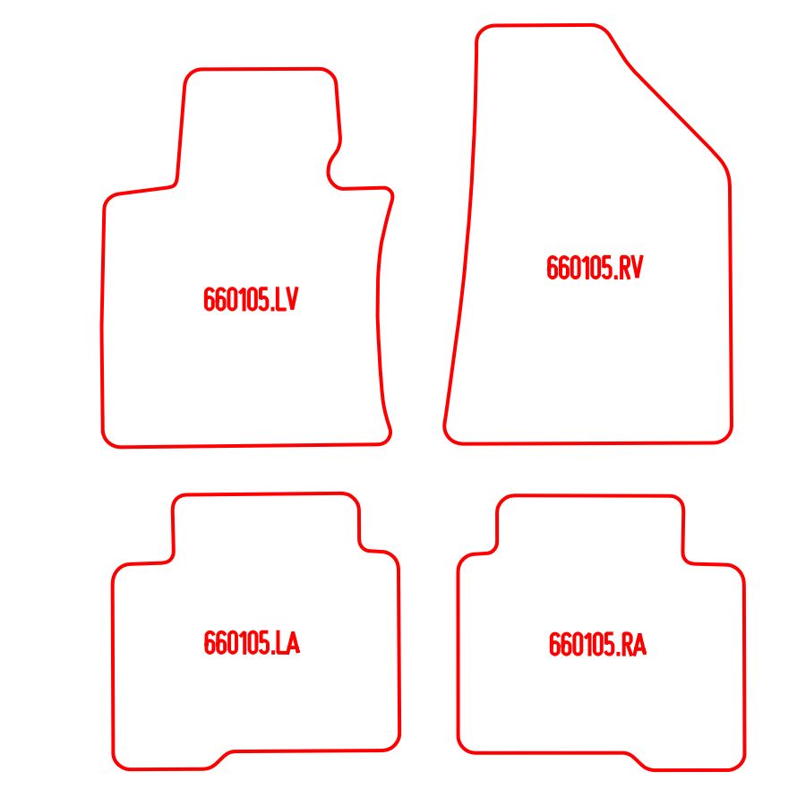 Automatten SsangYong Korando (2019-Heden)